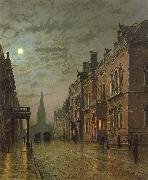 Atkinson Grimshaw Park Row,Leeds oil painting picture wholesale